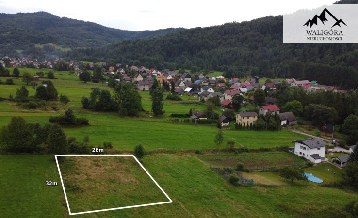 działka na sprzedaż - Jeleśnia, Przyborów